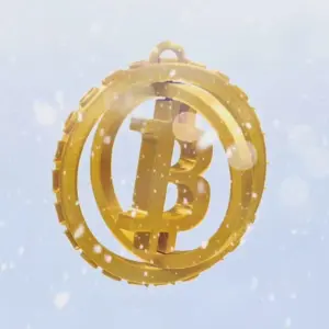 The Bitcoin Spinner Ornament